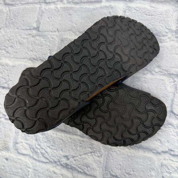 BIRKENSTOCK Birki’s Ellice 3 Strap Sandals Blue Size 40 70 260 L9 M7 - Picture 6 of 6